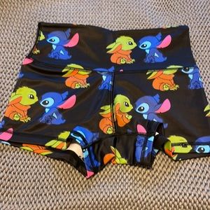 United Lifters Baby Yoda & Stitch Shorts